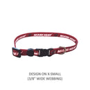 Miami Heat Pet Nylon Collar