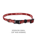 Oklahoma Sooners Pet Nylon Collar