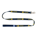 Michigan Wolverines Premium Pet Nylon Leash