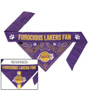 Los Angeles Lakers Pet Reversible Paisley Bandana