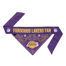 Los Angeles Lakers Pet Reversible Paisley Bandana