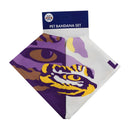 Lsu Tigers Home & Away Pet Bandana Set