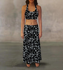 Skeleton Dance Maxi Skirt