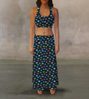 Game Invaders Maxi Skirt