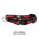 Georgia Bulldogs Pet Nylon Collar - National Fur League