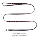 Georgia Bulldogs Pet Nylon Leash