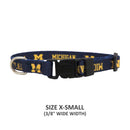 Michigan Wolverines Pet Nylon Collar - National Fur League