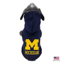Michigan Wolverines Polar Fleece Pet Hoodie - National Fur League