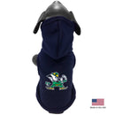 Notre Dame Leprechaun Polar Fleece Pet Hoodie - National Fur League