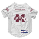 Mississippi State Bulldogs White Pet Stretch Jersey - National Fur League