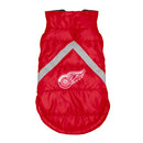 Detroit Red Wings Pet Puffer Vest - National Fur League