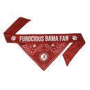 Alabama Crimson Tide Pet Reversible Paisley Bandana - National Fur League