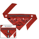 Arkansas Razorbacks Pet Reversible Paisley Bandana - National Fur League