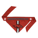Arkansas Razorbacks Pet Reversible Paisley Bandana - National Fur League