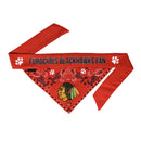 Chicago Blackhawks Pet Reversible Paisley Bandana - National Fur League