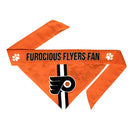 Philadelphia Flyers Pet Reversible Paisley Bandana - National Fur League