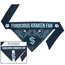 Seattle Kraken Pet Reversible Paisley Bandana