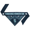 Seattle Kraken Pet Reversible Paisley Bandana