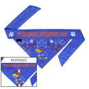 Kansas Jayhawks Pet Reversible Paisley Bandana - National Fur League
