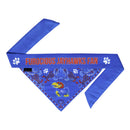 Kansas Jayhawks Pet Reversible Paisley Bandana - National Fur League
