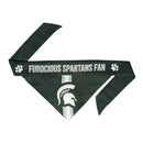 Michigan State Spartans Pet Reversible Paisley Bandana - National Fur League