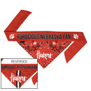 Nebraska Huskers Pet Reversible Paisley Bandana - National Fur League