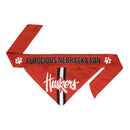 Nebraska Huskers Pet Reversible Paisley Bandana - National Fur League