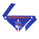 New York Rangers Pet Reversible Paisley Bandana - National Fur League