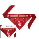 Oklahoma Sooners Pet Reversible Paisley Bandana - National Fur League