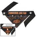 Oklahoma State Cowboys Pet Reversible Paisley Bandana - National Fur League