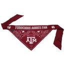 Texas A&m Aggies Pet Reversible Paisley Bandana - National Fur League