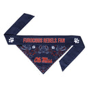 Ole Miss Rebels Pet Reversible Paisley Bandana - National Fur League