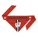 Wisconsin Badgers Pet Reversible Paisley Bandana - National Fur League