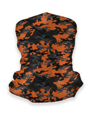 Black & Orange Neck Gaiter