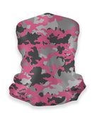 Pink & Gray Neck Gaiter