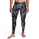 Mens Faded Skulls Tights