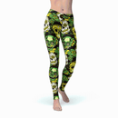 Veronica Mesh Green Sugar Skulls