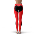 Veronica Mesh Red Black Heart