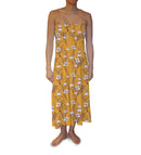 Orange Lanvender Maxi Skirt