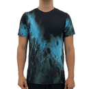 Black Blue Splash Men's T-shirt