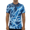 Electric Blue Lines Men's T-shirt
