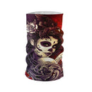 Female Sugar Skull Face Neck Gaiter